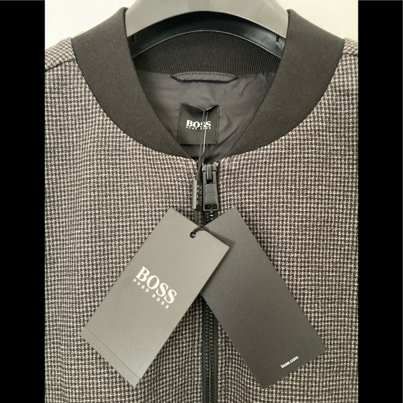 🆕🖤🖤BOSS-HUGO BOSS DRESSY BOMBER🖤🖤🆕 - Picture 10 of 16